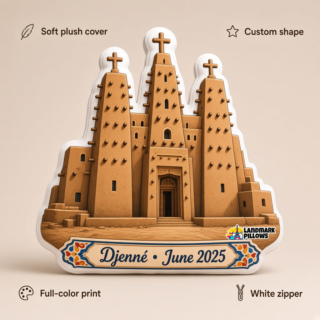 Great Mosque of Djenné Pillow — feature graphic