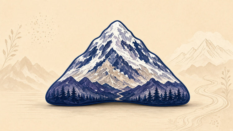 Illustrated nepal landmark pillow collection — travel keepsakes