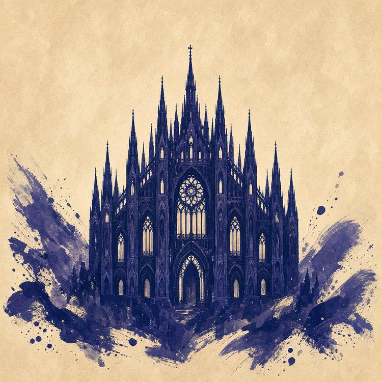 Illustrated Milan landmark pillow collection — city travel keepsakes