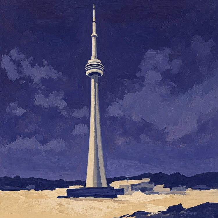 Illustrated Toronto landmark pillow collection — city travel keepsakes