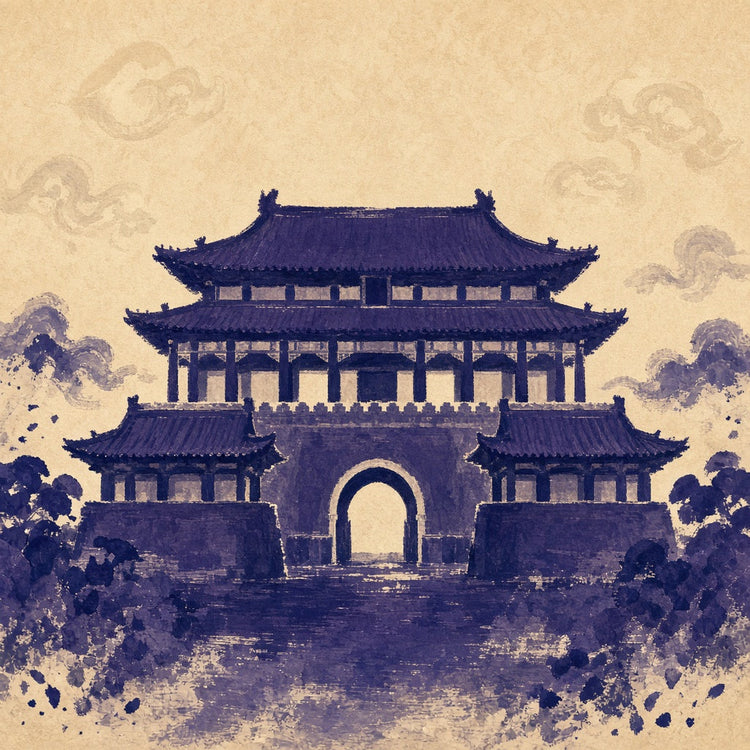 Illustrated Beijing landmark pillow collection — city travel keepsakes