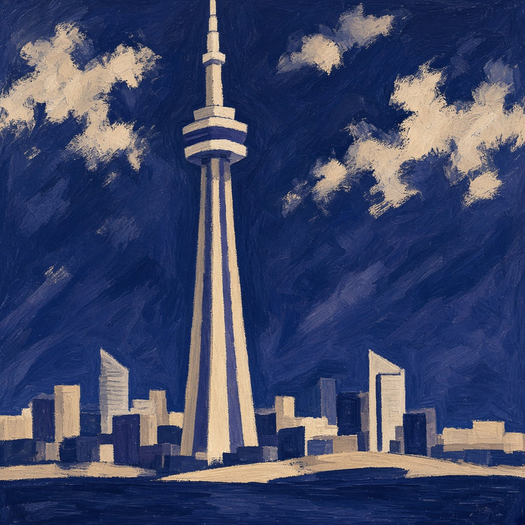 Illustrated Canada landmark pillow collection — country travel keepsakes