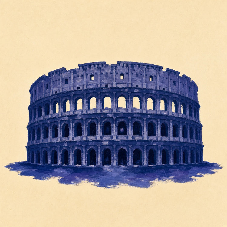 Illustrated Italy landmark pillow collection — country travel keepsakes