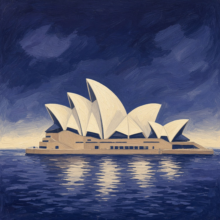 Illustrated Sydney landmark pillow collection — city travel keepsakes