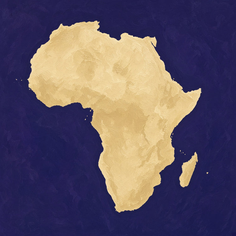 Illustrated Africa landmark pillow collection — continent travel keepsakes