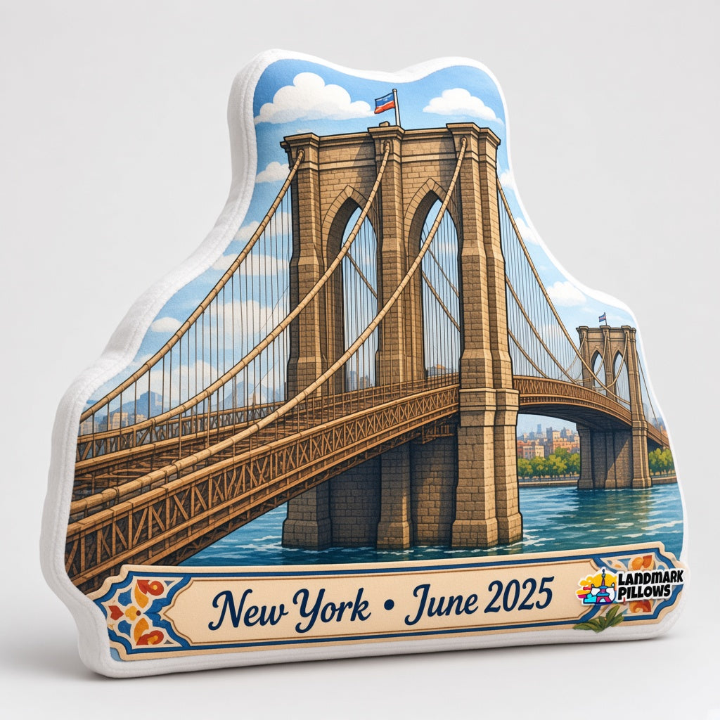 Brooklyn Bridge Pillow — hero product image