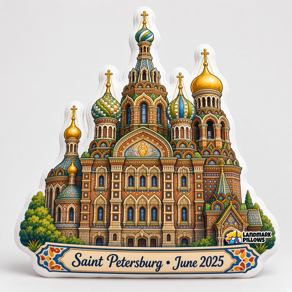 Church of the Savior on Spilled Blood Pillow — hero product image
