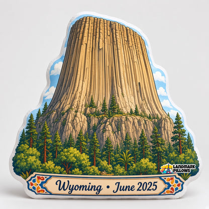 Devils Tower Pillow â€” hero product image