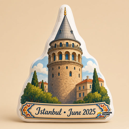 Galata Tower Pillow â€” hero product image