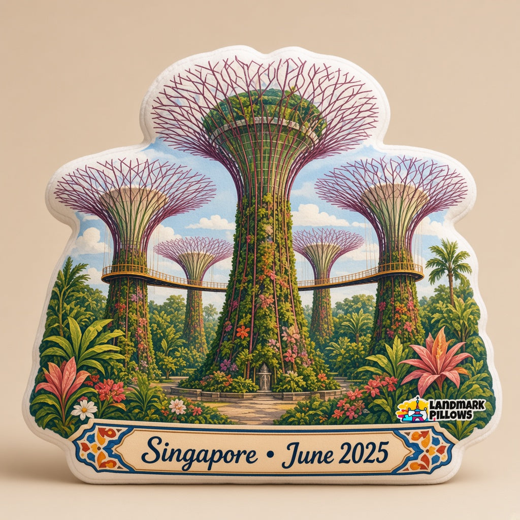 Gardens by the Bay Pillow â€” hero product image