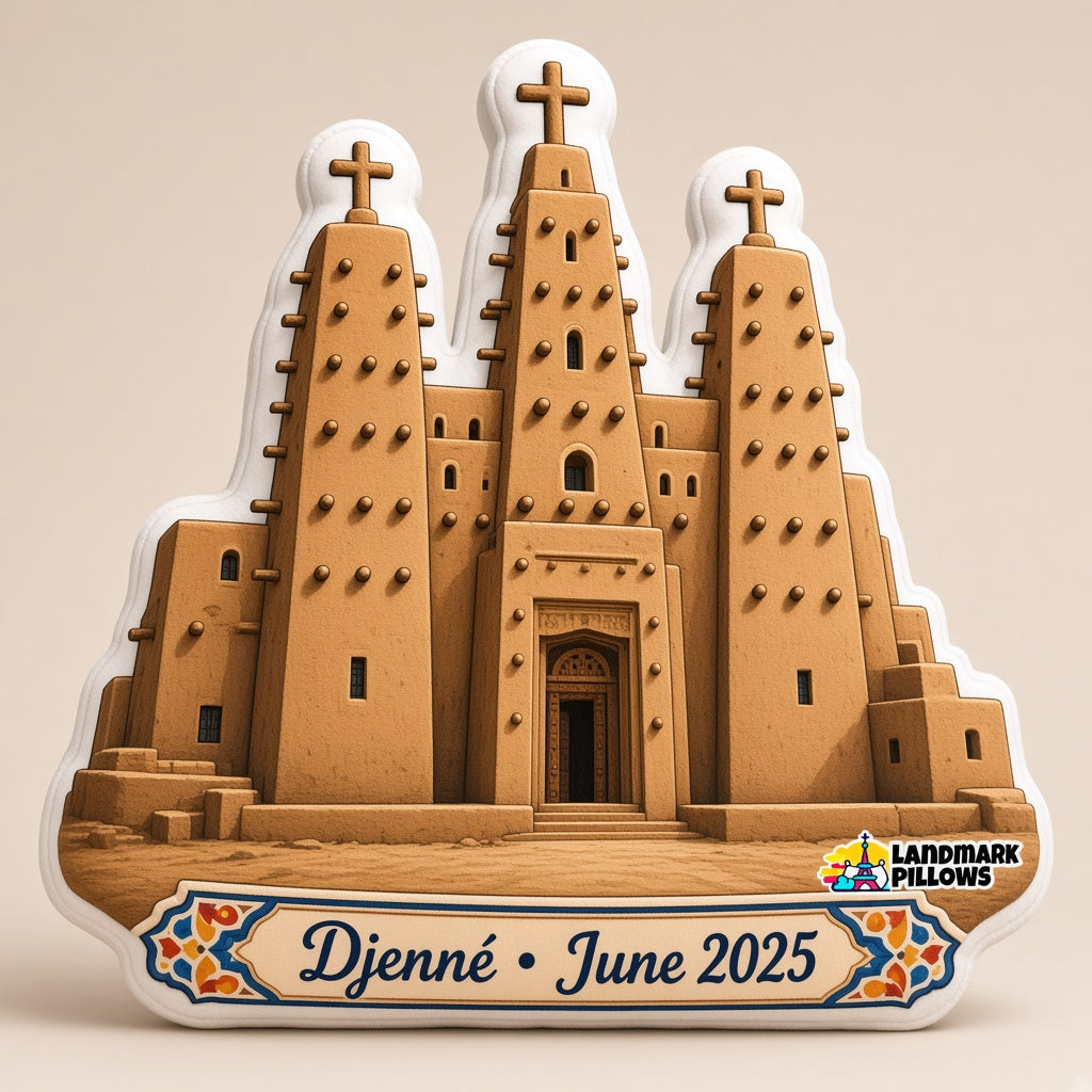 Great Mosque of Djenné Pillow — hero product image