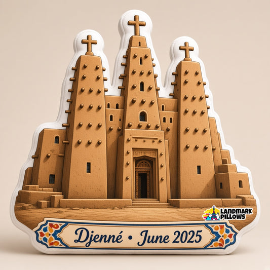 Great Mosque of Djenné Pillow — hero product image