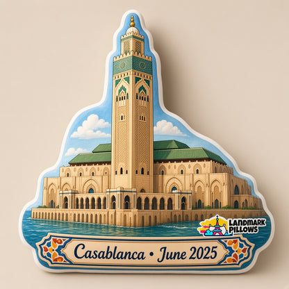 Hassan II Mosque Pillow — hero product image