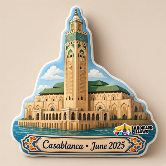 Hassan II Mosque Pillow — hero product image