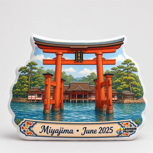 Itsukushima Shrine Pillow — hero product image