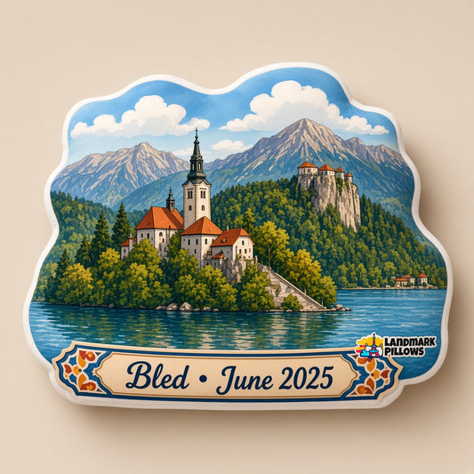 Lake Bled Pillow â€” hero product image