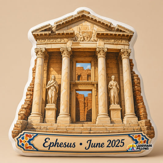 Library of Celsus Pillow â€” hero product image