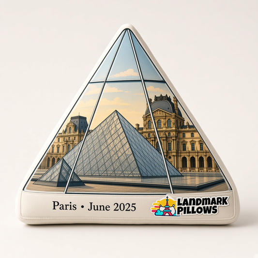 Louvre Pyramid Pillow