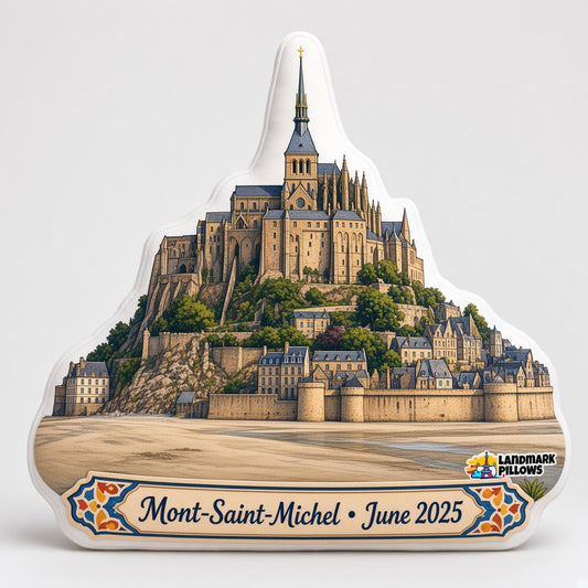 Mont-Saint-Michel Pillow — product image