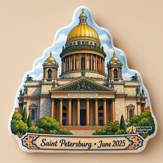 Saint Isaac's Cathedral Pillow â€” hero product image