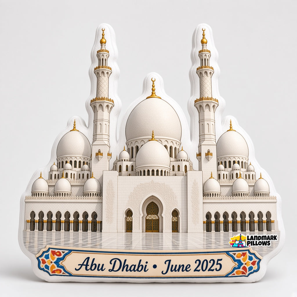 Sheikh Zayed Grand Mosque Pillow — hero product image