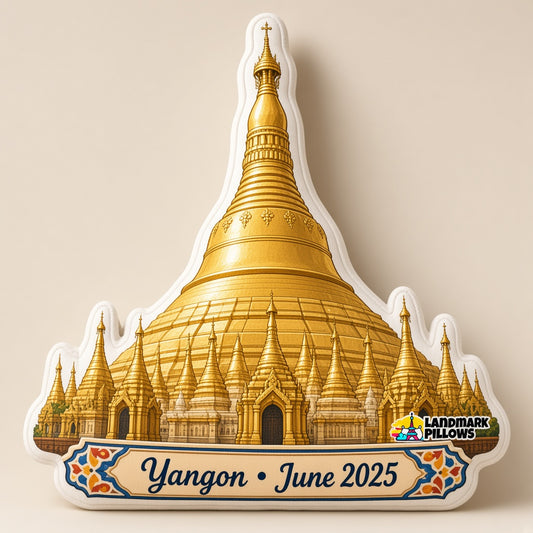 Shwedagon Pagoda Pillow — hero product image