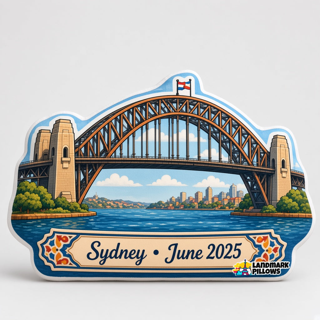 Sydney Harbour Bridge Pillow — product image