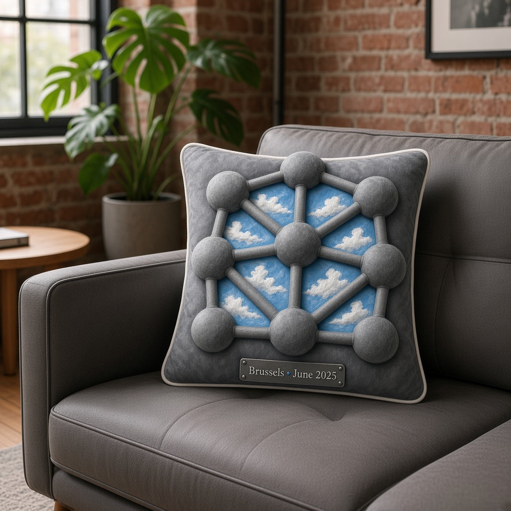 Atomium Pillow — home lifestyle