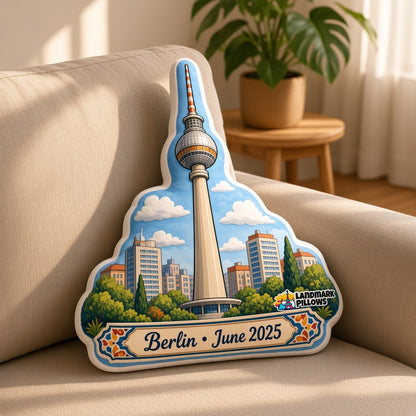 Berliner Fernsehturm Pillow — home lifestyle