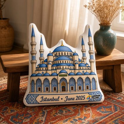 Blue Mosque Pillow — product image
