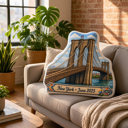 Brooklyn Bridge Pillow — home lifestyle