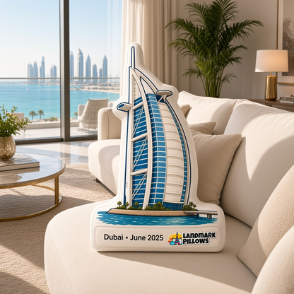 Burj Al Arab Pillow at home