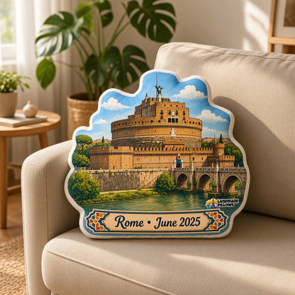 Castel Sant'Angelo Pillow â€” home lifestyle