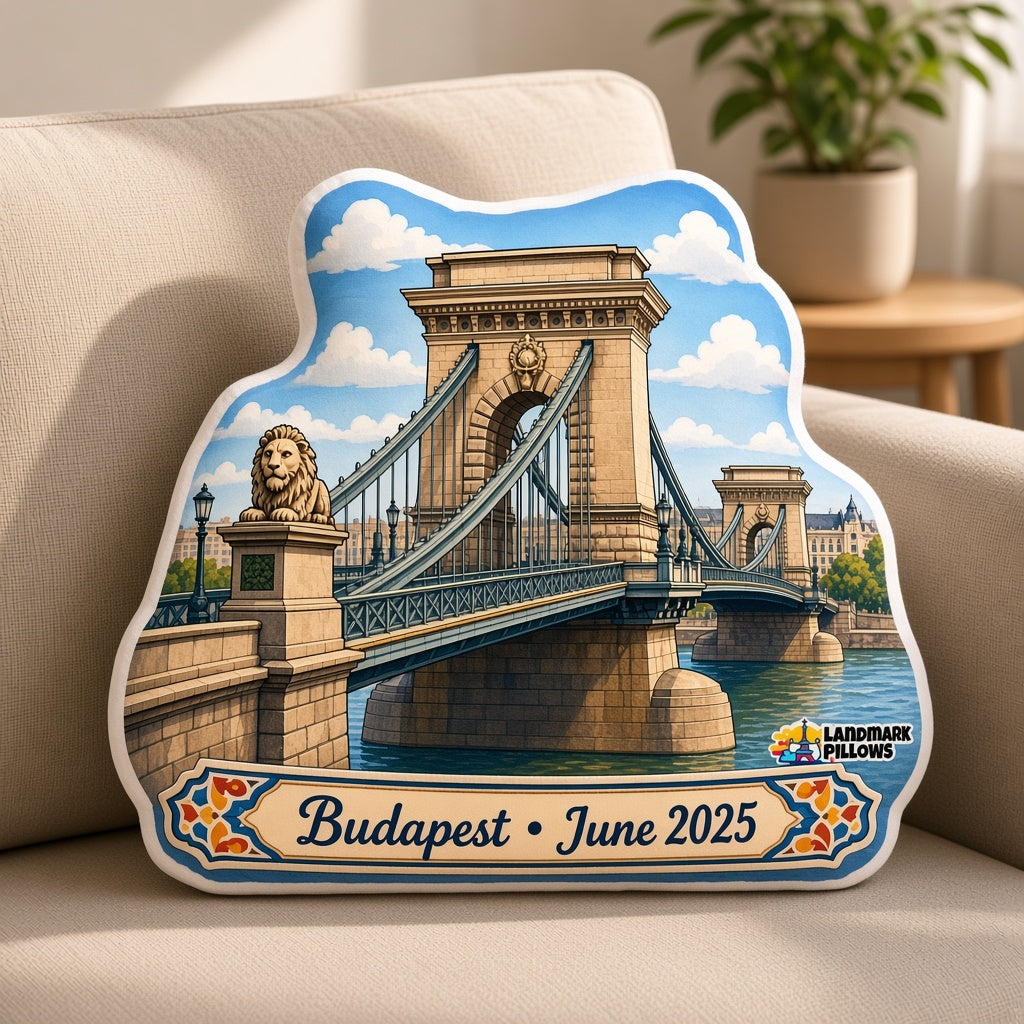 Chain Bridge Pillow â€” home lifestyle