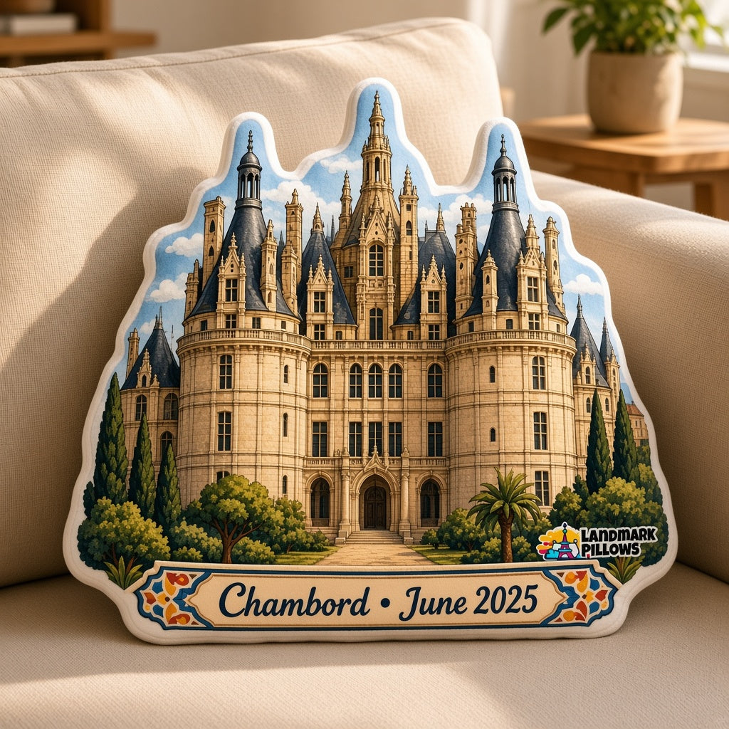 Château de Chambord Pillow — home lifestyle