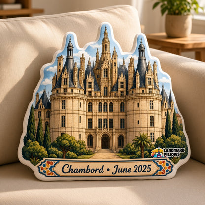 Château de Chambord Pillow — home lifestyle
