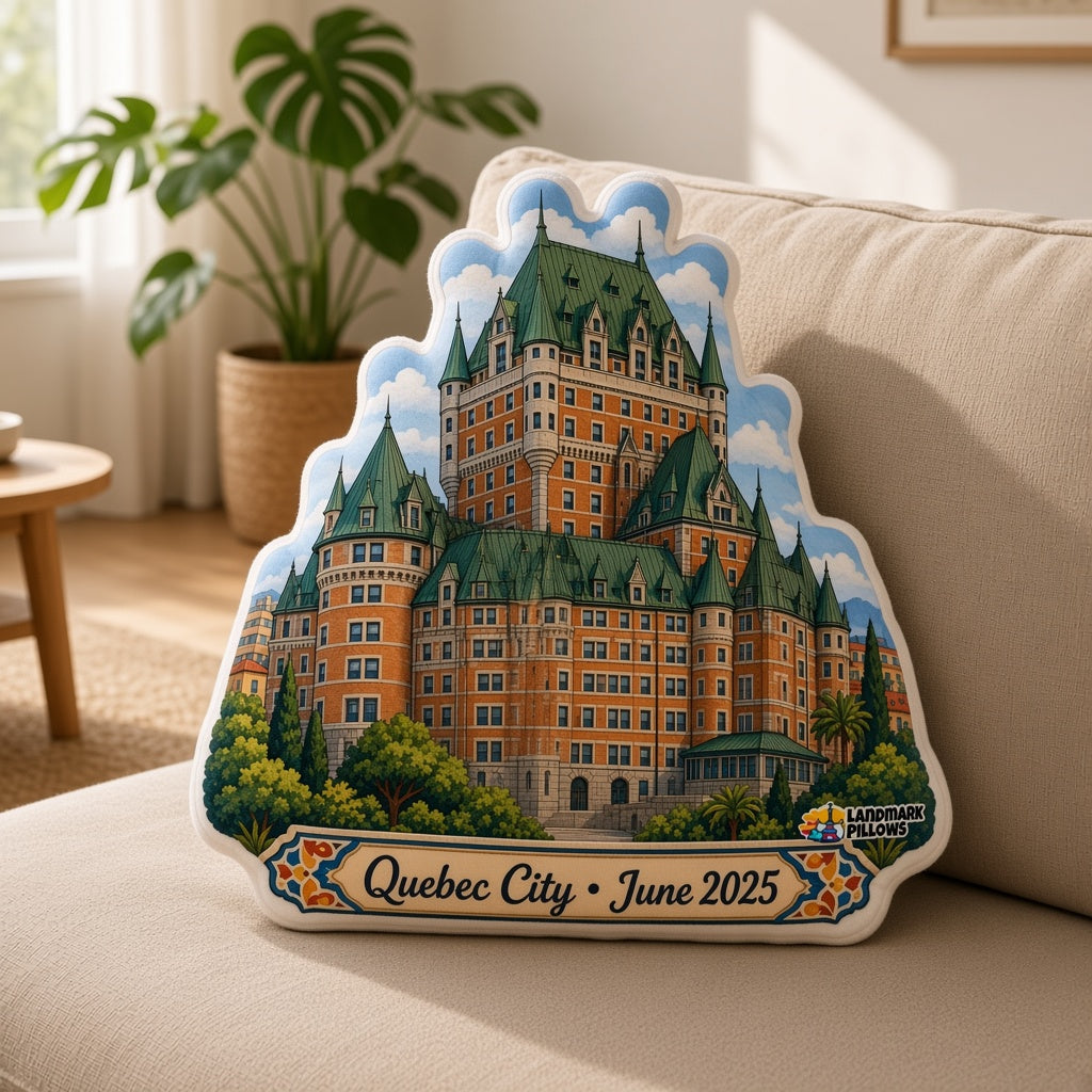Château Frontenac Pillow â€” home lifestyle