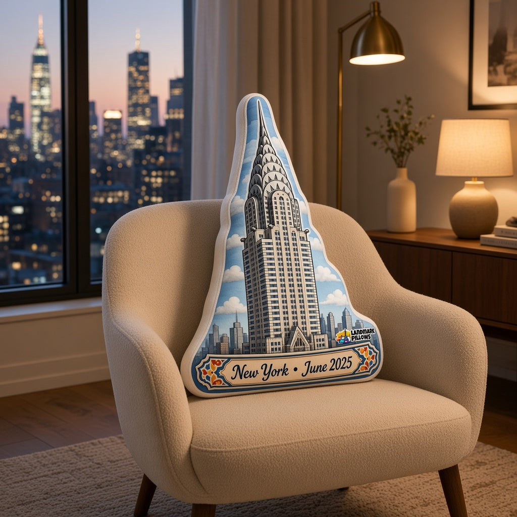 Chrysler Building Pillow — home lifestyle