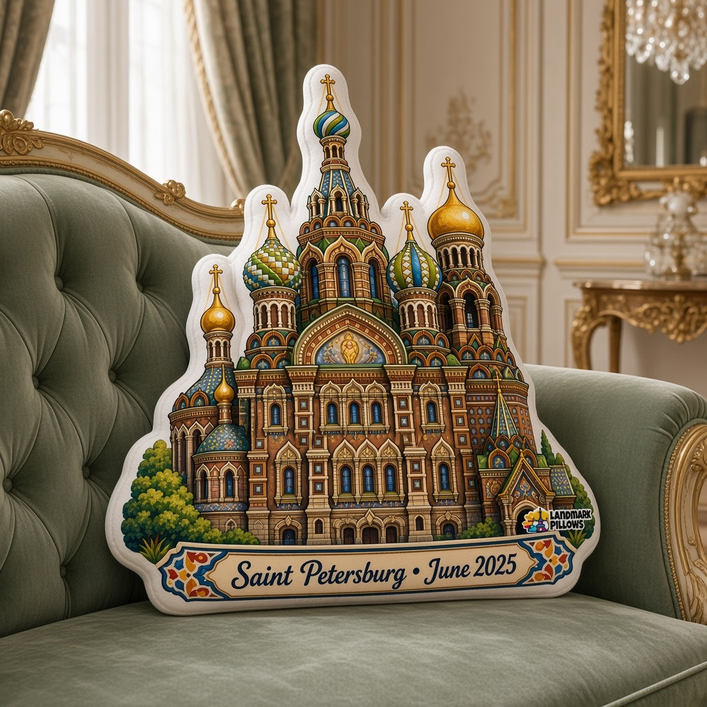 Church of the Savior on Spilled Blood Pillow — home lifestyle