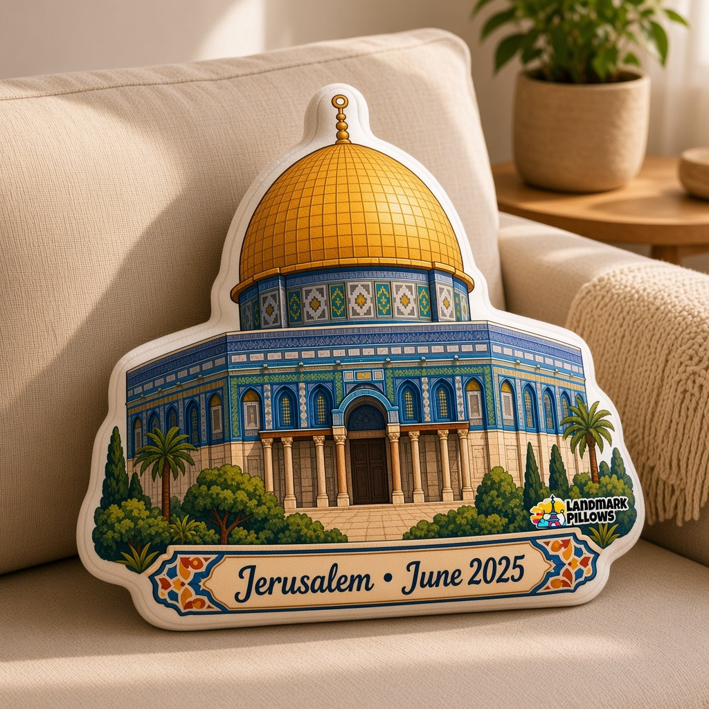 Dome of the Rock Pillow — home lifestyle