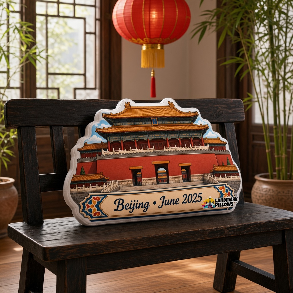 Forbidden City Pillow at home