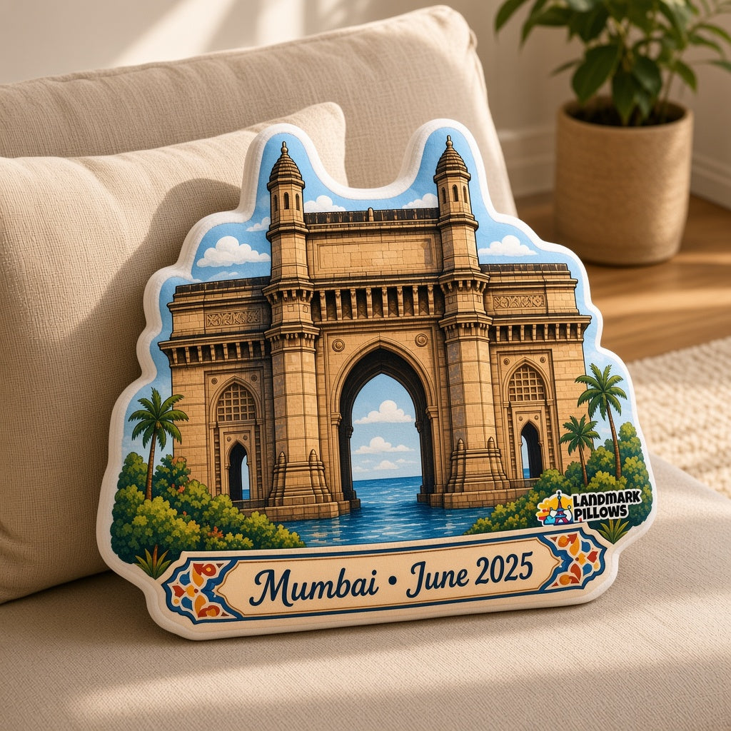 Gateway of India Pillow — home lifestyle
