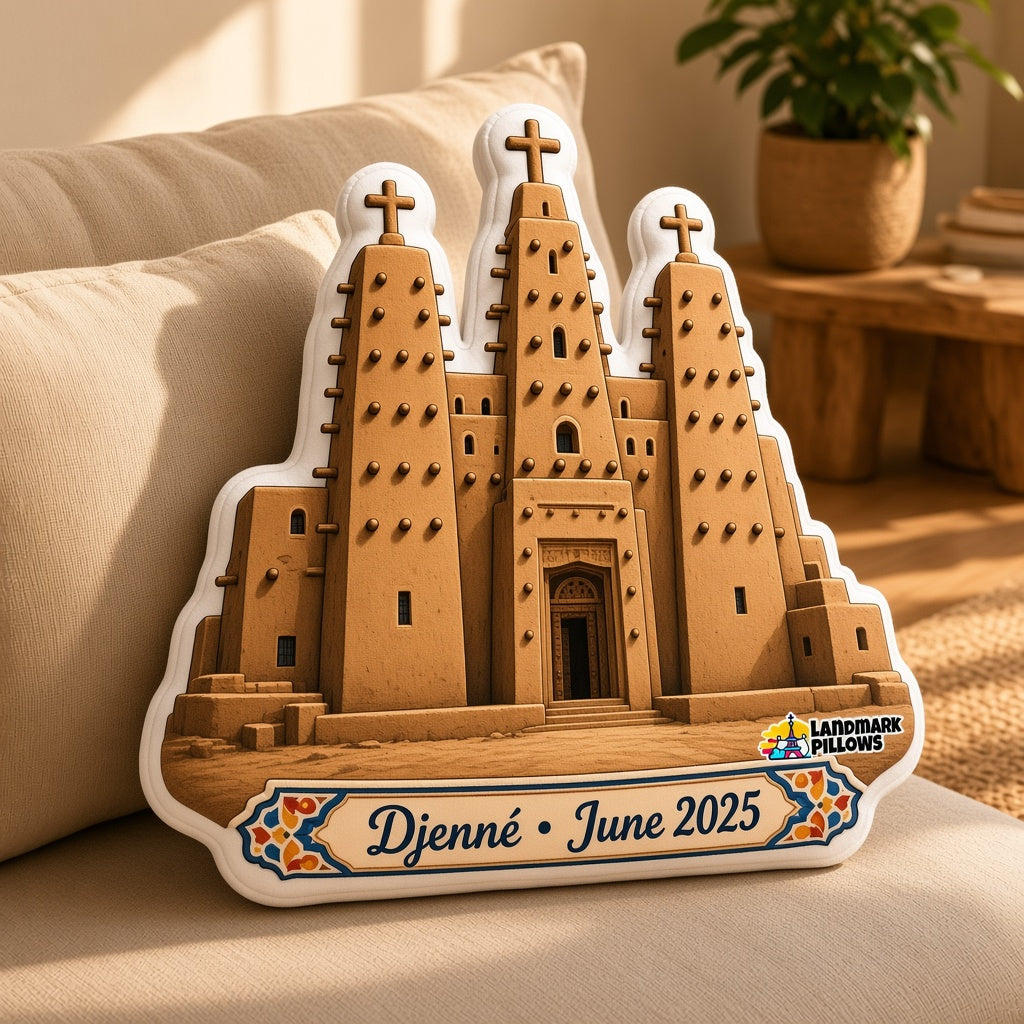 Great Mosque of Djenné Pillow — home lifestyle