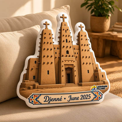 Great Mosque of Djenné Pillow — home lifestyle