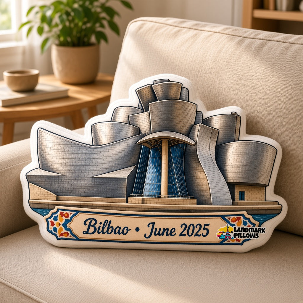 Guggenheim Museum Bilbao Pillow — home lifestyle