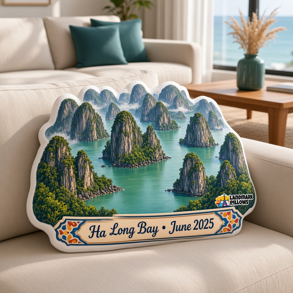Ha Long Bay Pillow — home lifestyle