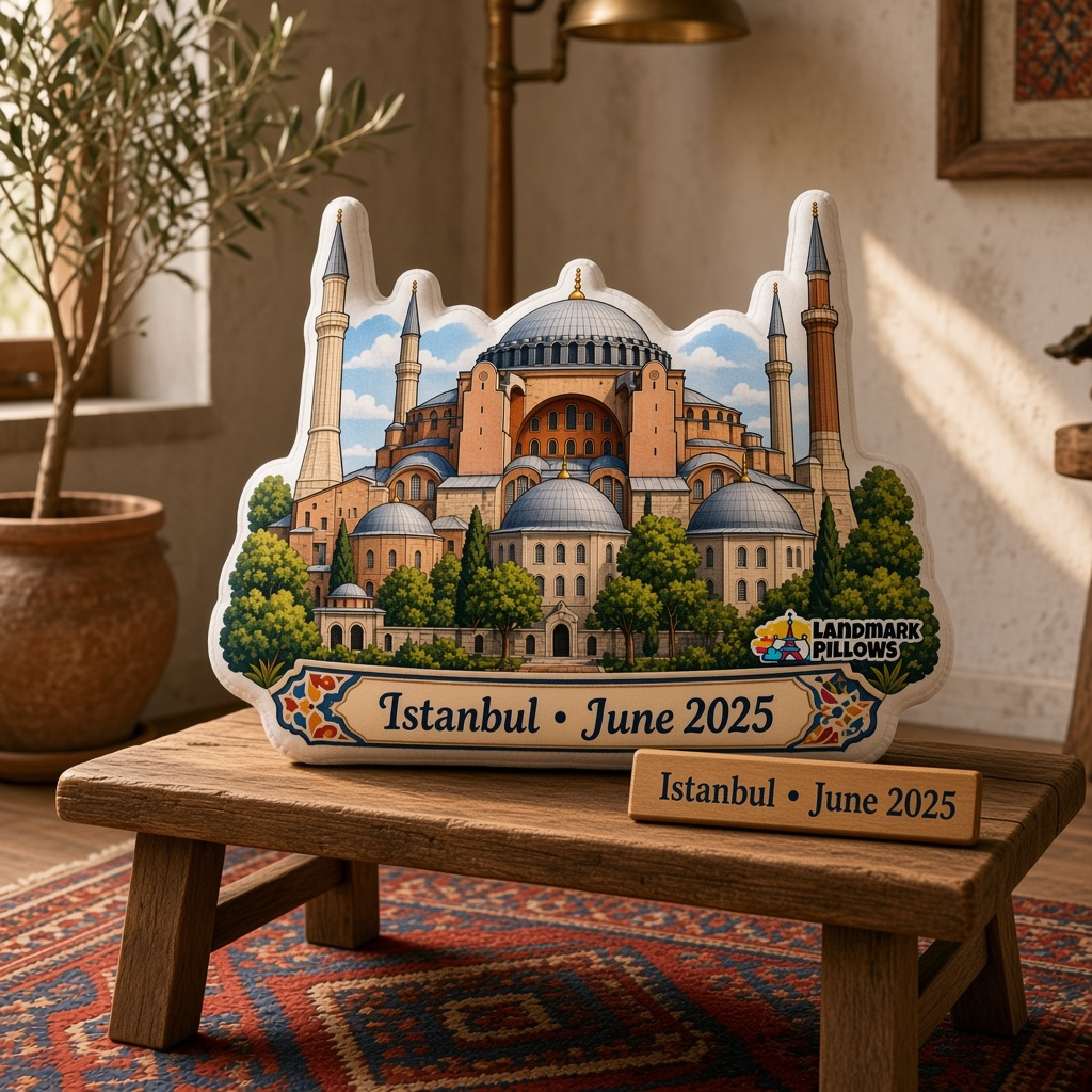 Hagia Sophia Pillow at home