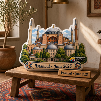 Hagia Sophia Pillow at home