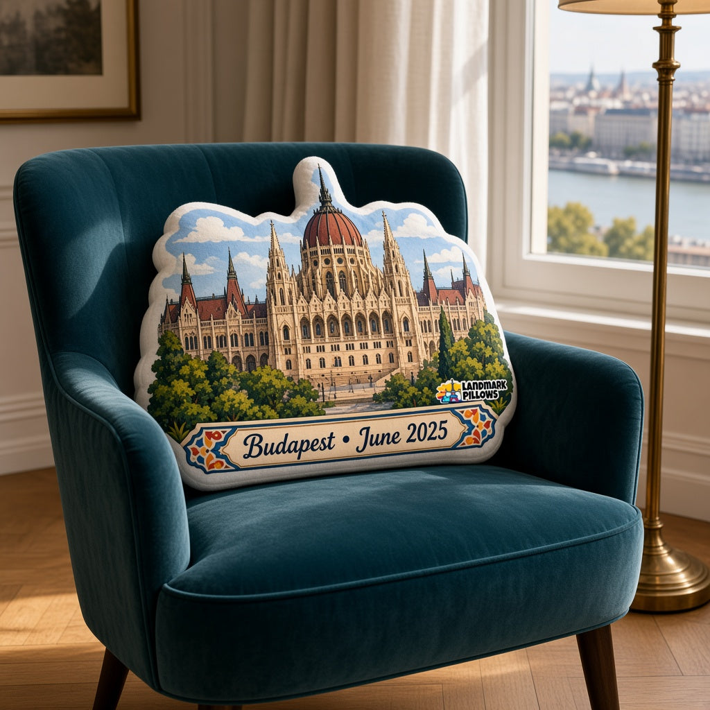 Hungarian Parliament Pillow — product image