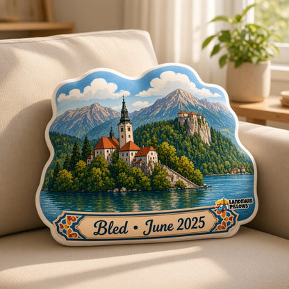 Lake Bled Pillow â€” home lifestyle
